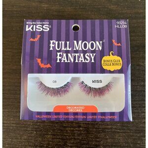 NIP KISS Full Moon Fantasy Decorated False Eyelashes Pink Glitter Halloween